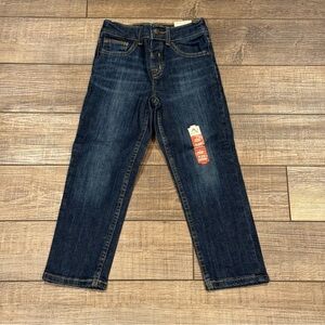 Kids Arizona Jeans Straight Leg Adjustable Waist Size 5T Reg New